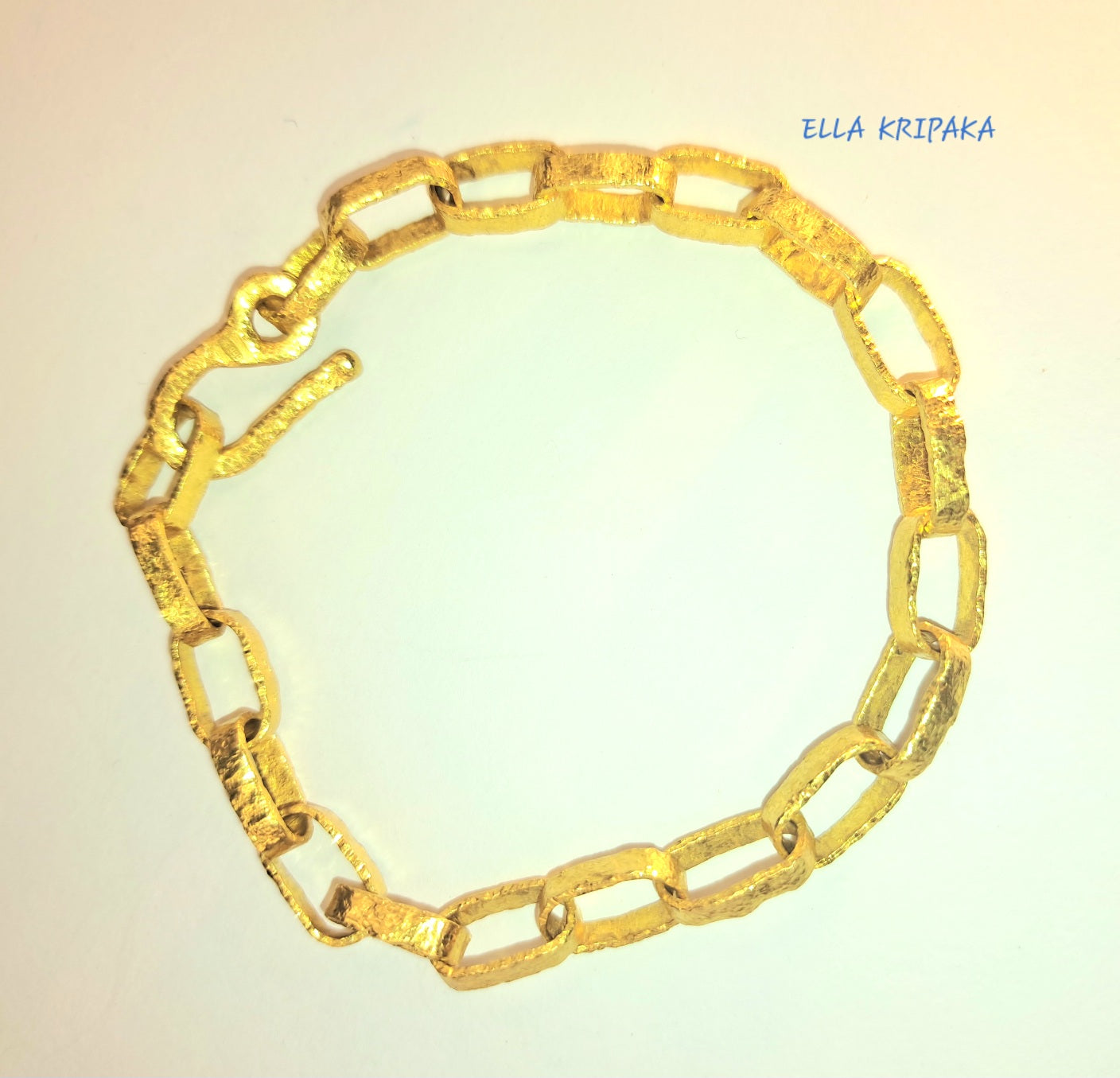 Custom Solid 24k 9999 Gold 33g/size 7in Ancient Rome Chain Bracelet 6.2mm Can Be 22k Gold