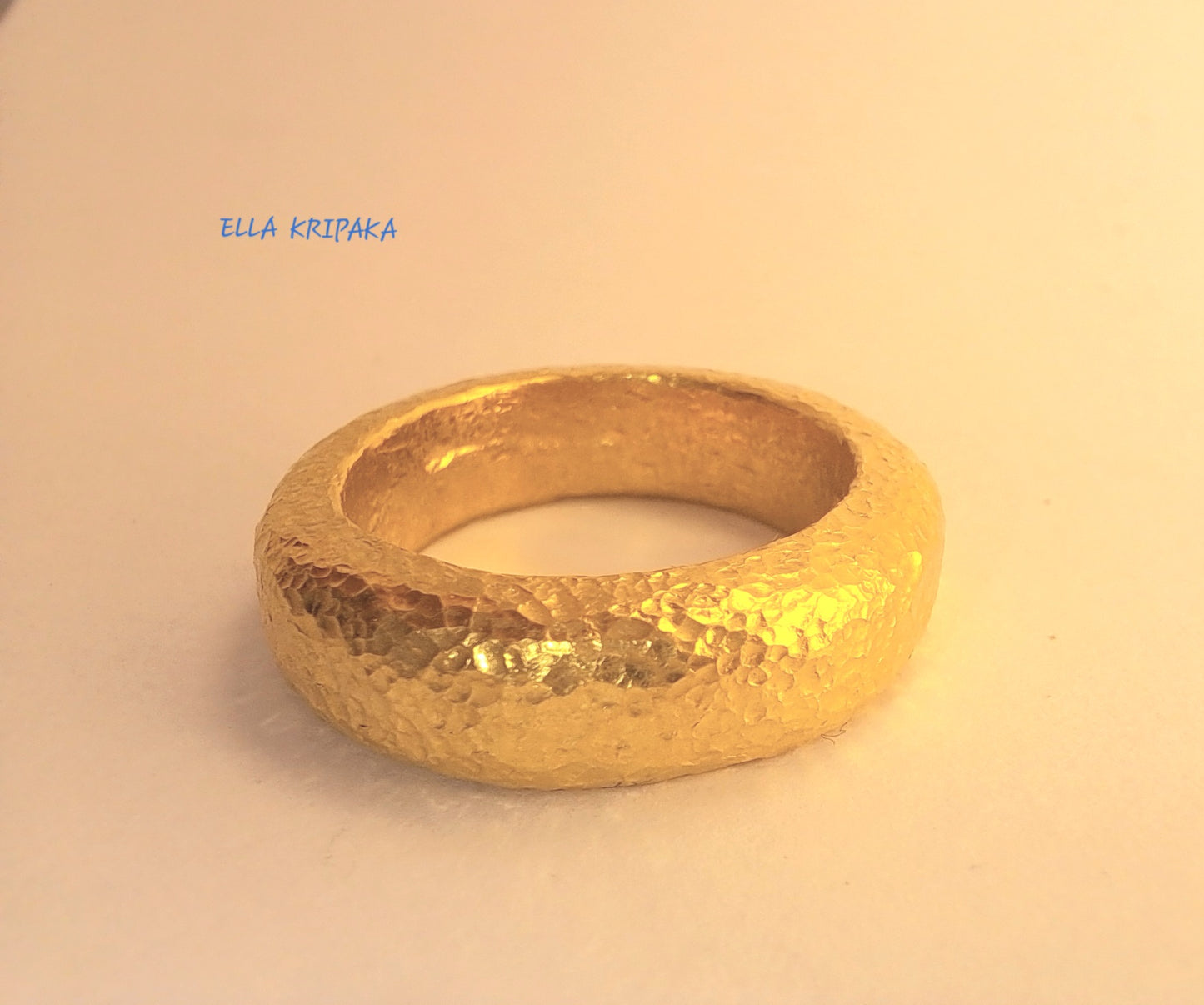 Custom Solid 24k 9999 Gold 28g/size 6US Ancient Rome Ring 6.5mm Can Be 22k Gold
