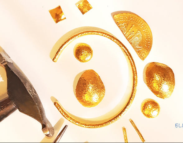 Custom Solid 24k 9999 Gold 34g/6in size Hammered Cuff Bracelet Ancient Rome 3.7mm Can Be 22k Gold