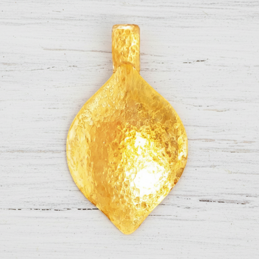 Hammered 24k gold hammered 9999 gold pendant, hammered 22k gold pendant, custom handmade 24k gold jewelry, Ancient Rome 24k gold pendant, hand forged 24k 9999 gold pendant, Byzantine Empire 24k gold
