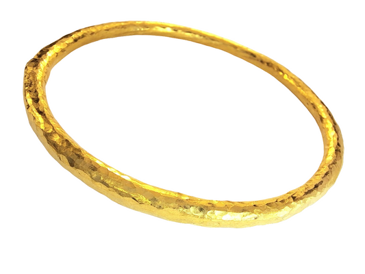 Custom hammered 24k gold 9999 gold bangle thick bracelet Ancient Rome, forged 24k gold bangle, can be hammered 22k gold bracelet, pure 24k 9999 gold