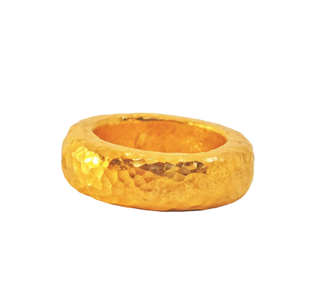 SALE%5 Custom Solid 24k 9999 Gold 28g/size 6US Ancient Rome Ring 6.5mm Can Be 22k Gold