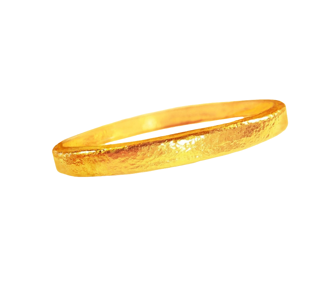 Custom hammered 24k gold 9999 gold bangle thick bracelet Ancient Rome, forged 24k gold bangle, can be hammered 22k gold bracelet, pure 24k 9999 gold
