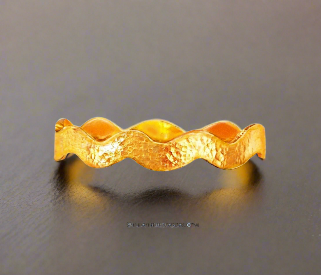 Custom Solid 24k 9999 Gold 65g/7in size Hammered Ancient Egypt Bracelet Bangle 12mm Can Be 22k Gold