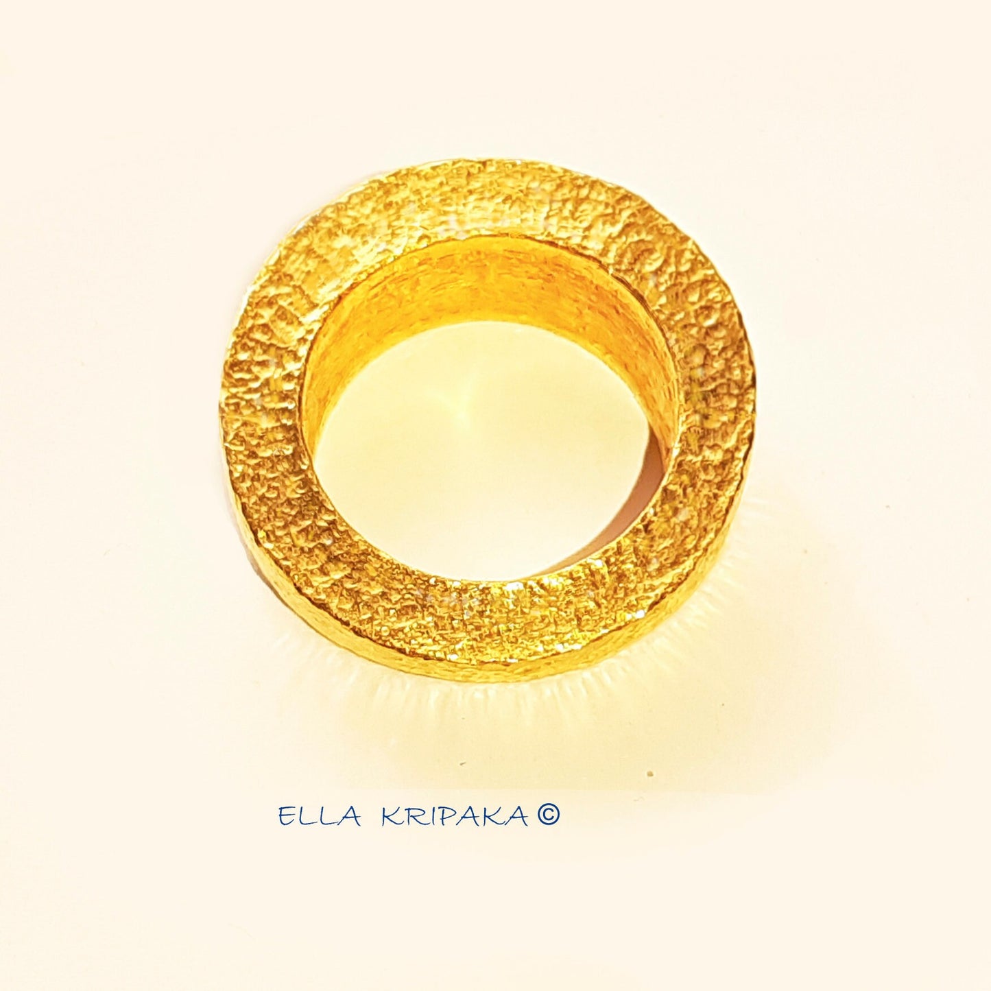 Custom Solid 24k 9999 Gold 17g/size 6US Hammered Ancient Rome Ring Signet 11mm Can Be 22k Gold