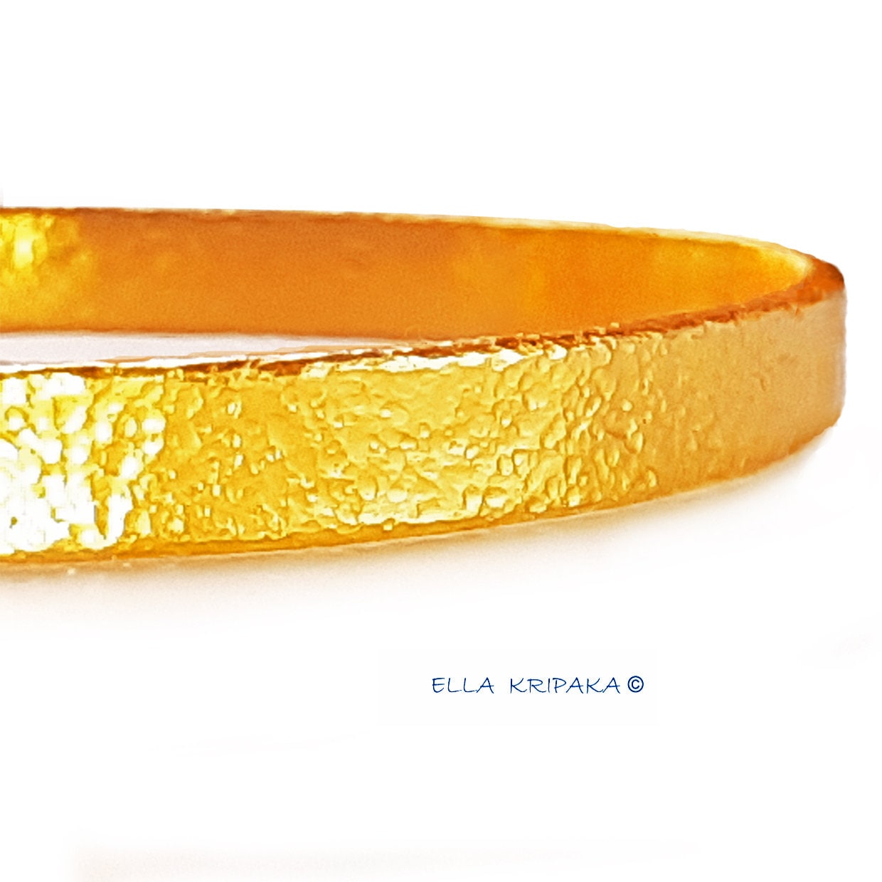 Custom Solid 24k 9999 Gold 67g/7in size Hammered Ancient Rome Bracelet Bangle 6.2mm Can Be 22k Gold