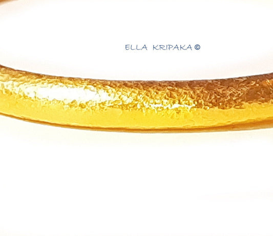 Custom Solid 24k 9999 Gold 38g/6in size Hammered Cuff Bracelet Ancient Rome 7mm Can Be 22k Gold