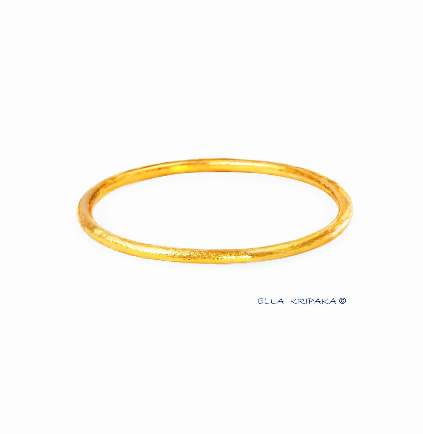 Custom Solid 24k 9999 Gold 41g/7in size Hammered Ancient Rome Bracelet Bangle Can Be 22k Gold