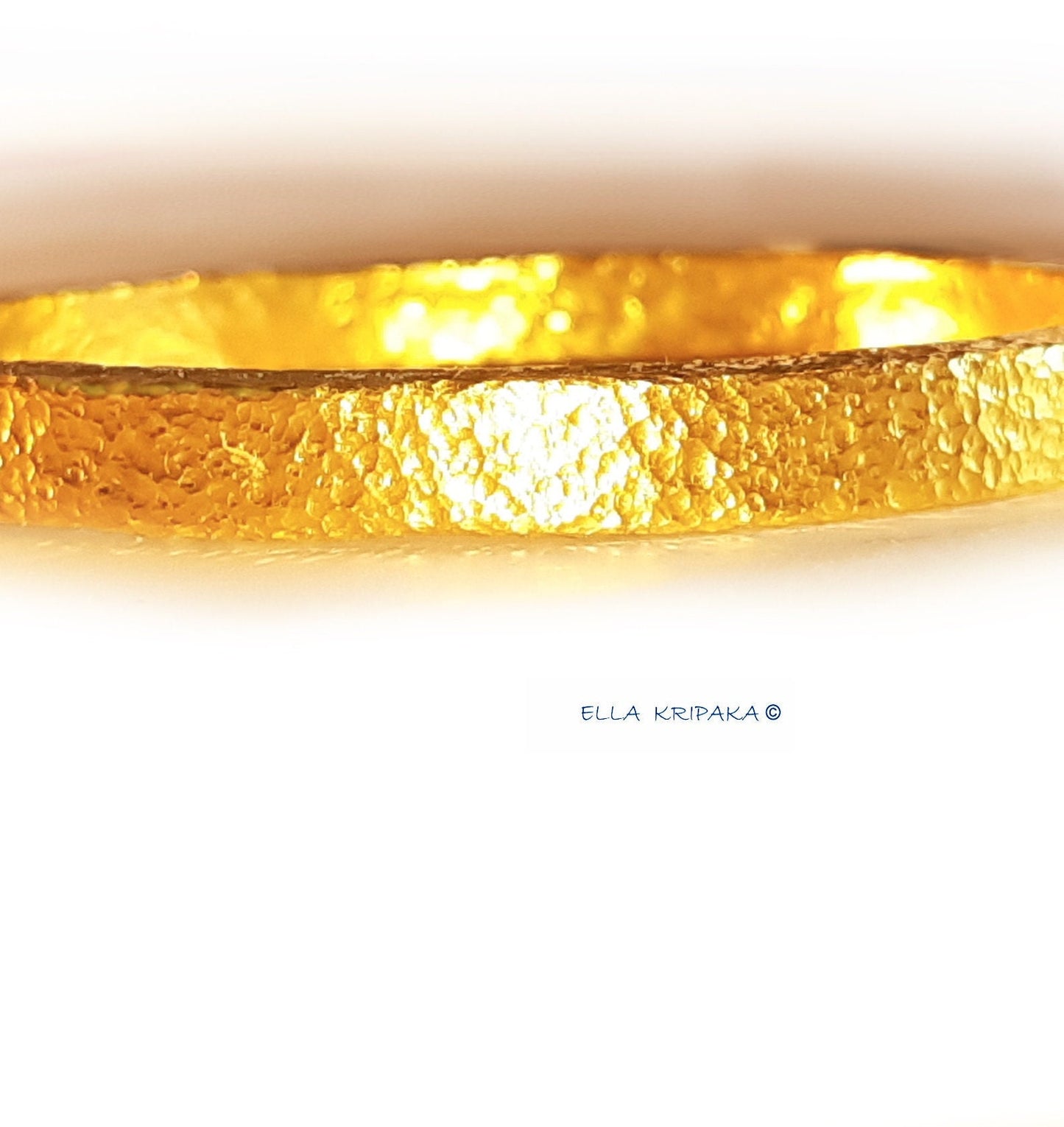 Custom Solid 24k 9999 Gold 50g/6in size, Hammered Cuff Ancient Rome Bracelet 7.2mm Can Be 22k Gold