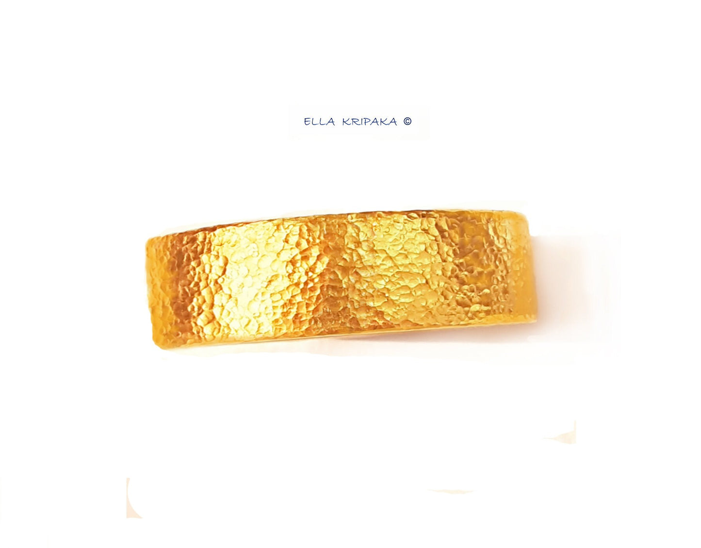 Custom Solid 24k 9999 Gold 12g size 6US Hammered Ancient Rome Ring 6.5mm