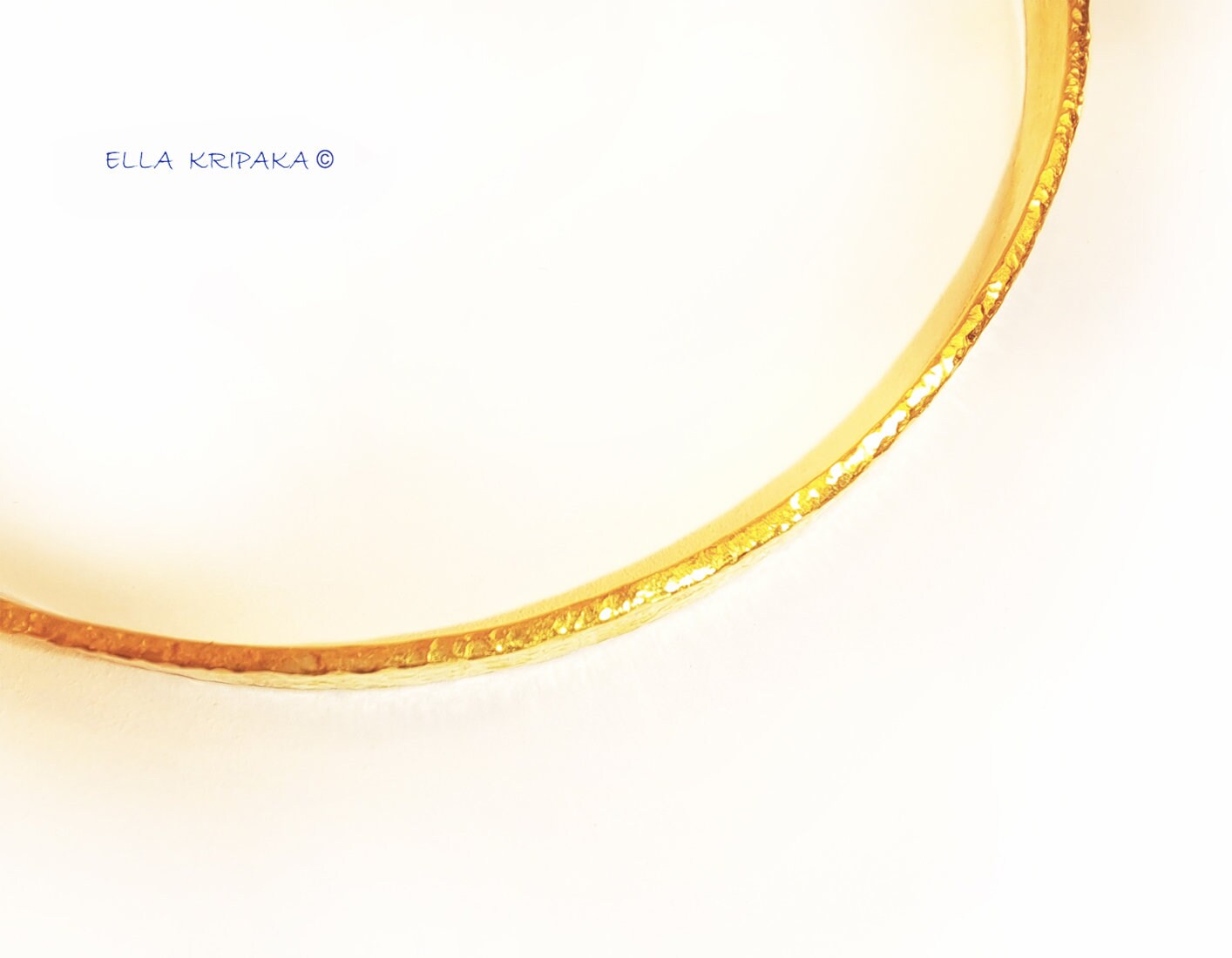 Custom Solid 22k 92.5% Gold 15g/size 7in, Hammered Ancient Rome Bracelet Durable Bangle, Wide 4.5mm Thickness 1mm, For 2 Discount
