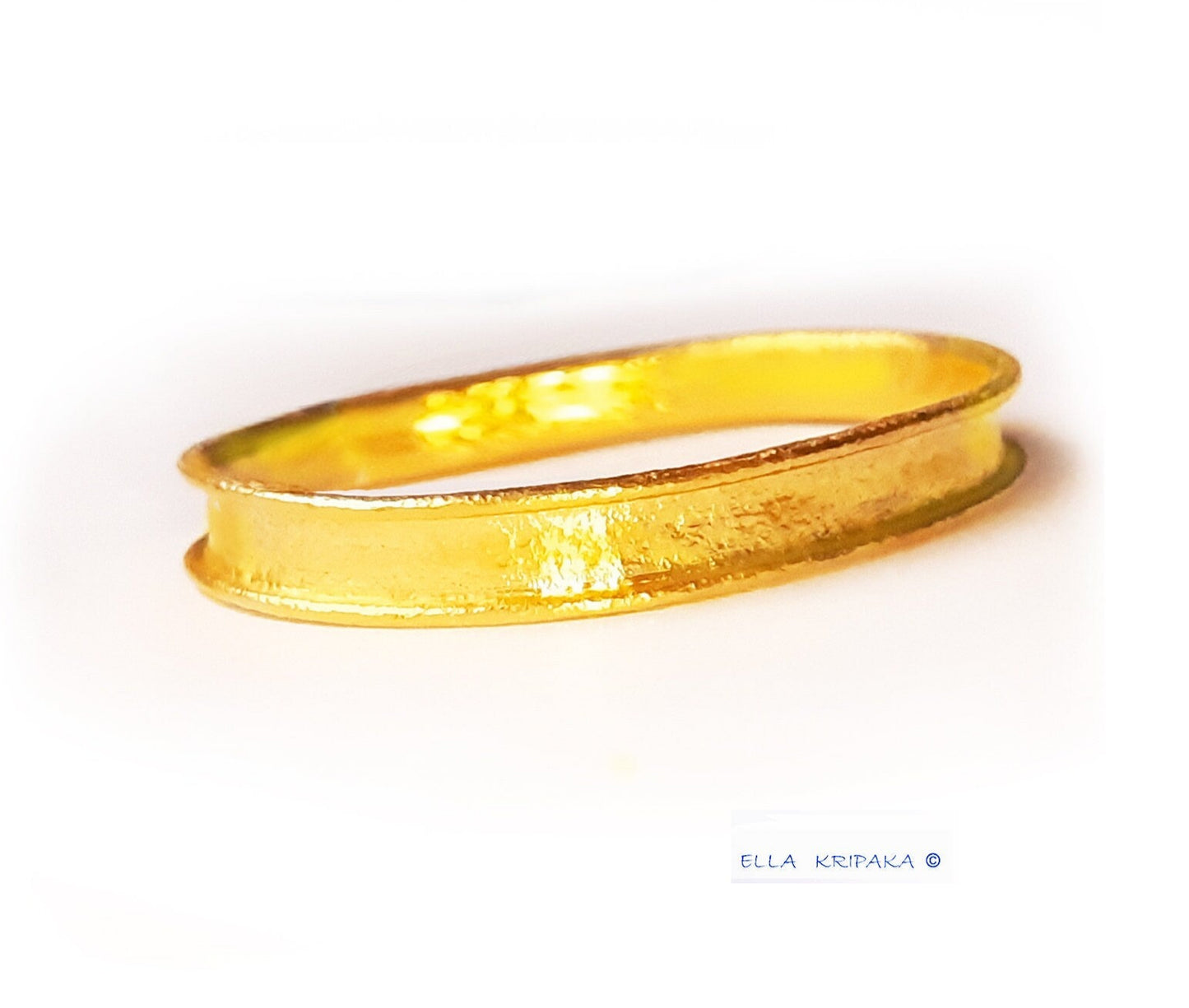 Custom Solid 24k 9999 Gold 72g/7in size Hammered Ancient Rome Bracelet Bangle 12mm Can Be 22k Gold