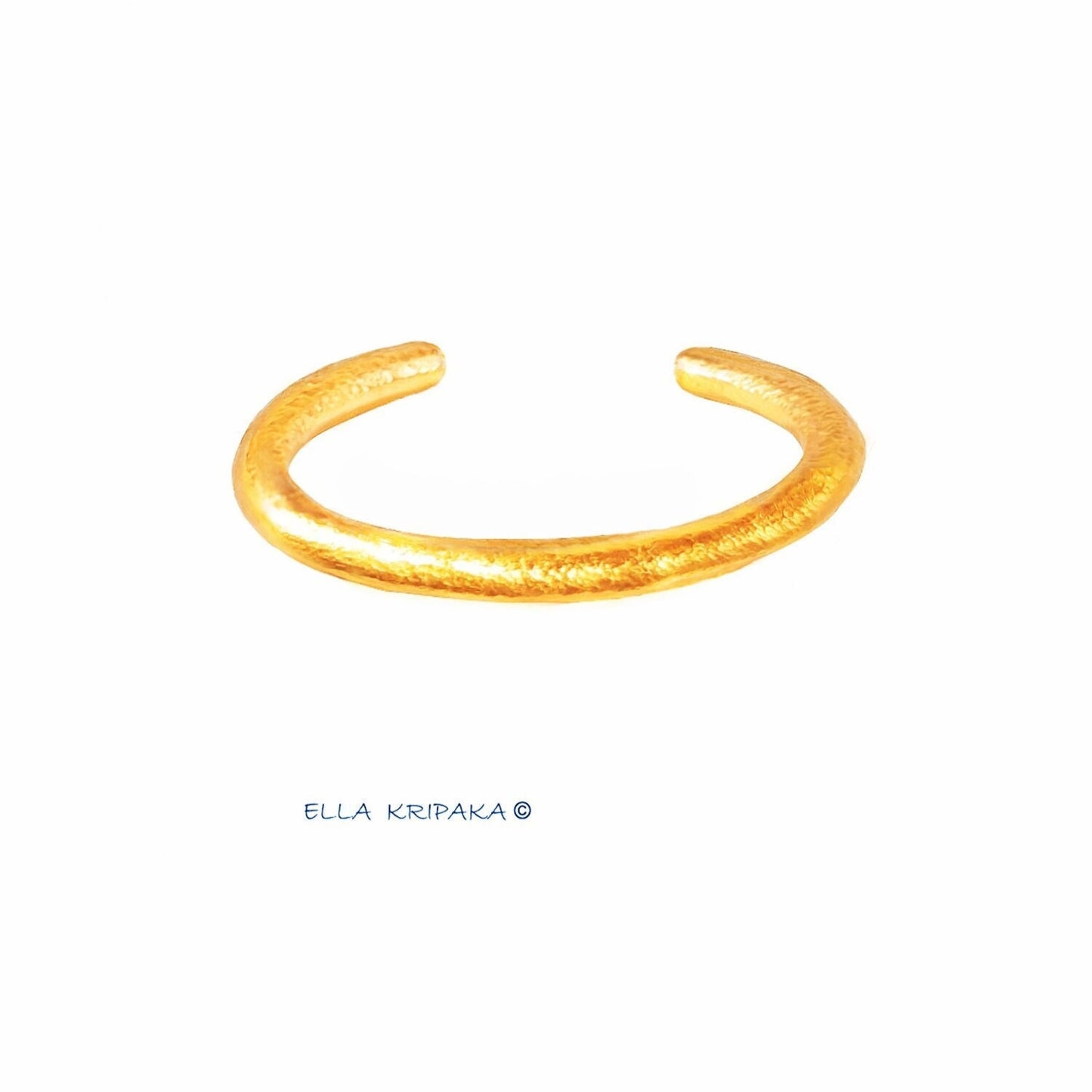 Hammered 24k 9999 Gold 78g Ancient Rome Cuff Bracelet 5.7mm Can 22k