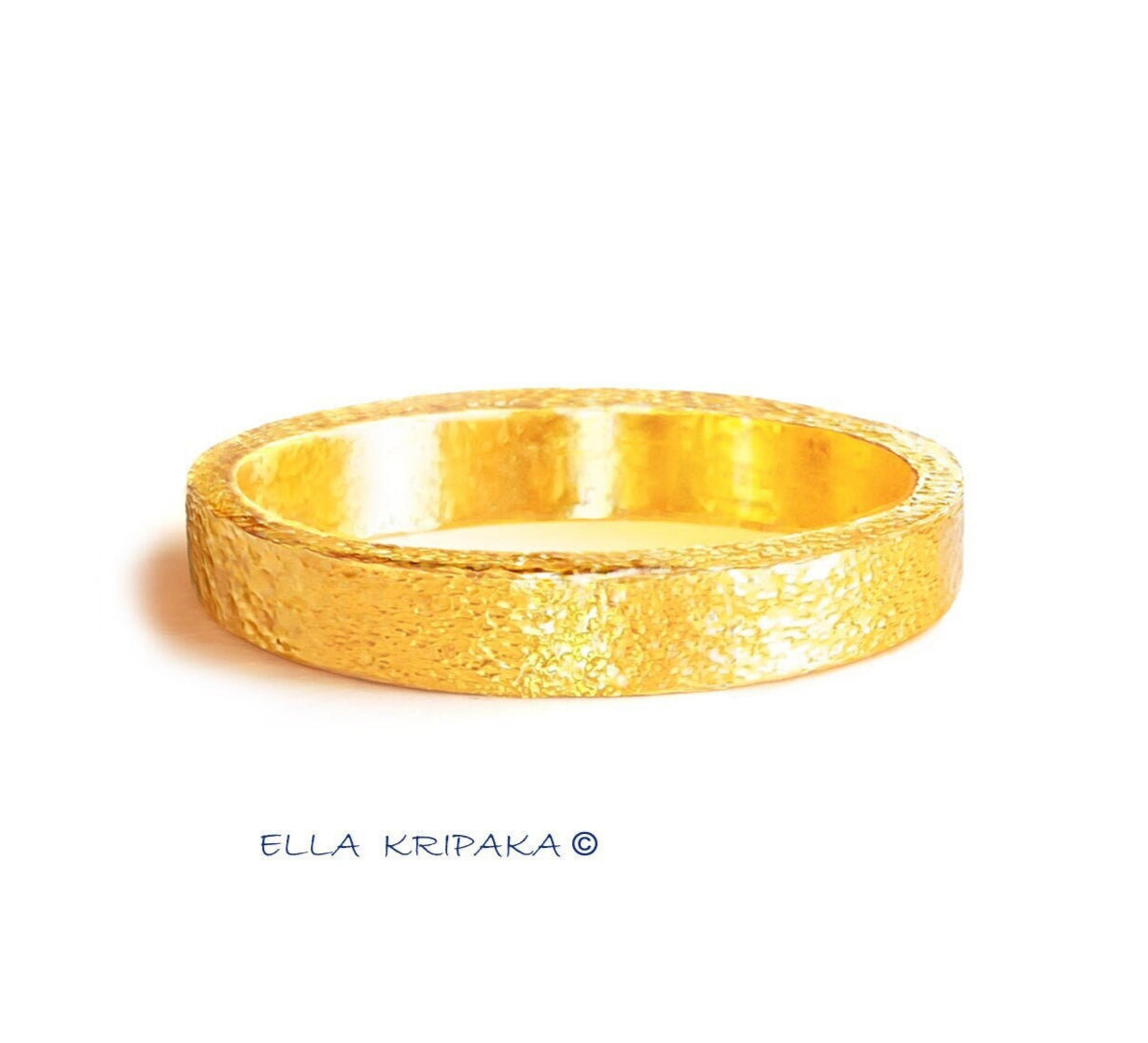 Custom Solid 24k 9999 Gold 136g/size 7in Hammered Ancient Rome Bracelet Bangle 10mm Can Be 22k Gold