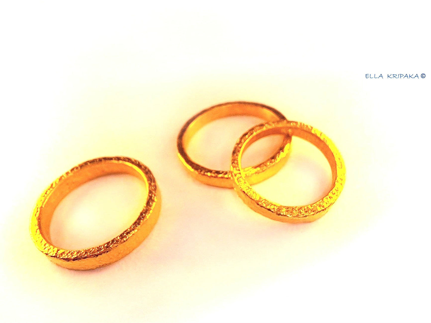 Custom Solid 24k 9999 Gold 5g/size 6US Ancient Rome Ring Wide 2.7mm Can Be 22k Gold
