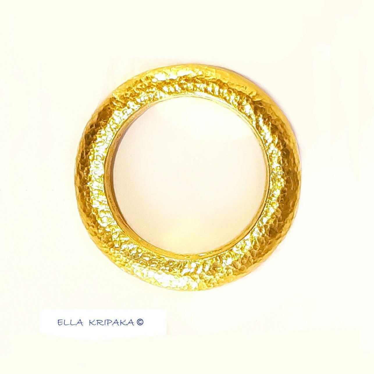 Custom Solid 24k 9999 Gold 10g/size 6US Hammered Ancient Rome Ring 4.5mm Can Be 22k Gold