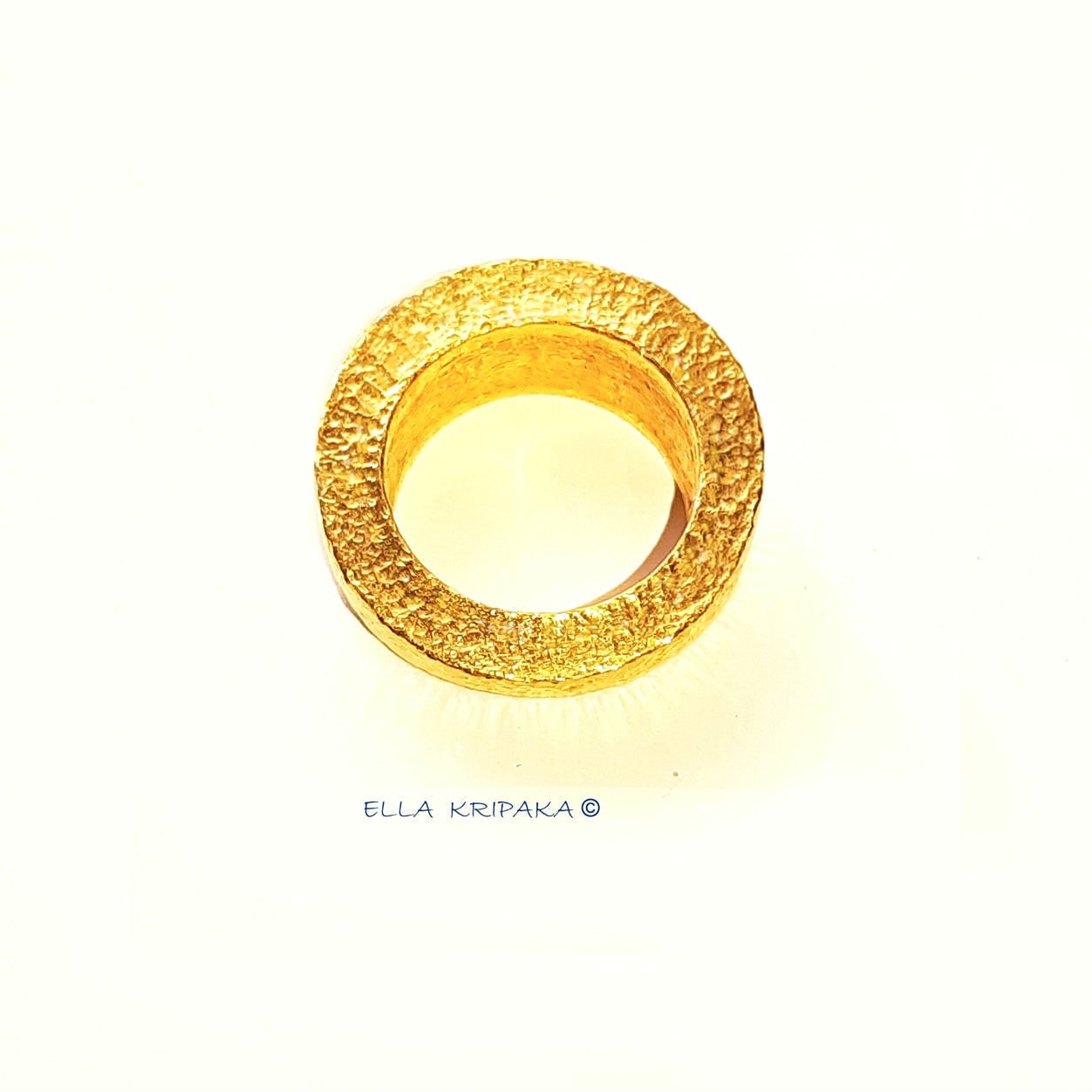 Custom Solid 24k 9999 Gold 22g/size 6US Hammered Ancient Rome Ring 11mm Can Be 22k Gold