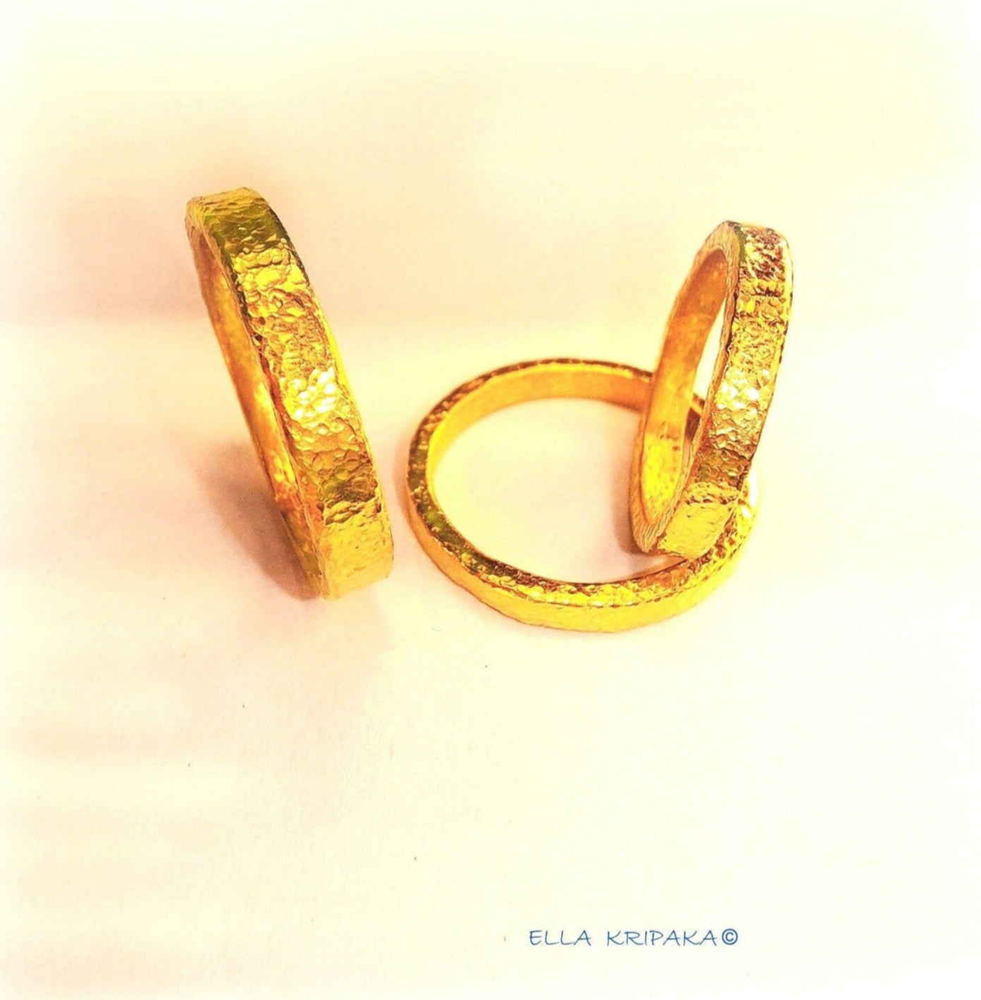 Custom Solid 24k 9999 Gold 5g/size 6US Ancient Rome Ring Wide 2.7mm Can Be 22k Gold