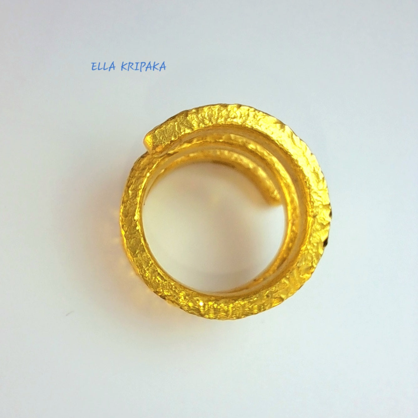 Custom Solid 24k 9999 Gold 19g Twisted Ring Ancient Rome Ancient Egypt Ancient Greece Durable Wide 16mm Thick 2mm