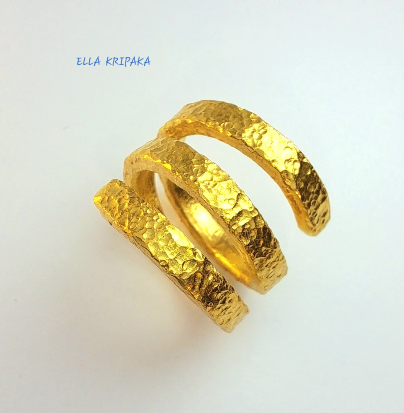 Custom Solid 24k 9999 Gold 19g Twisted Ring Ancient Rome Ancient Egypt Ancient Greece Durable Wide 16mm Thick 2mm