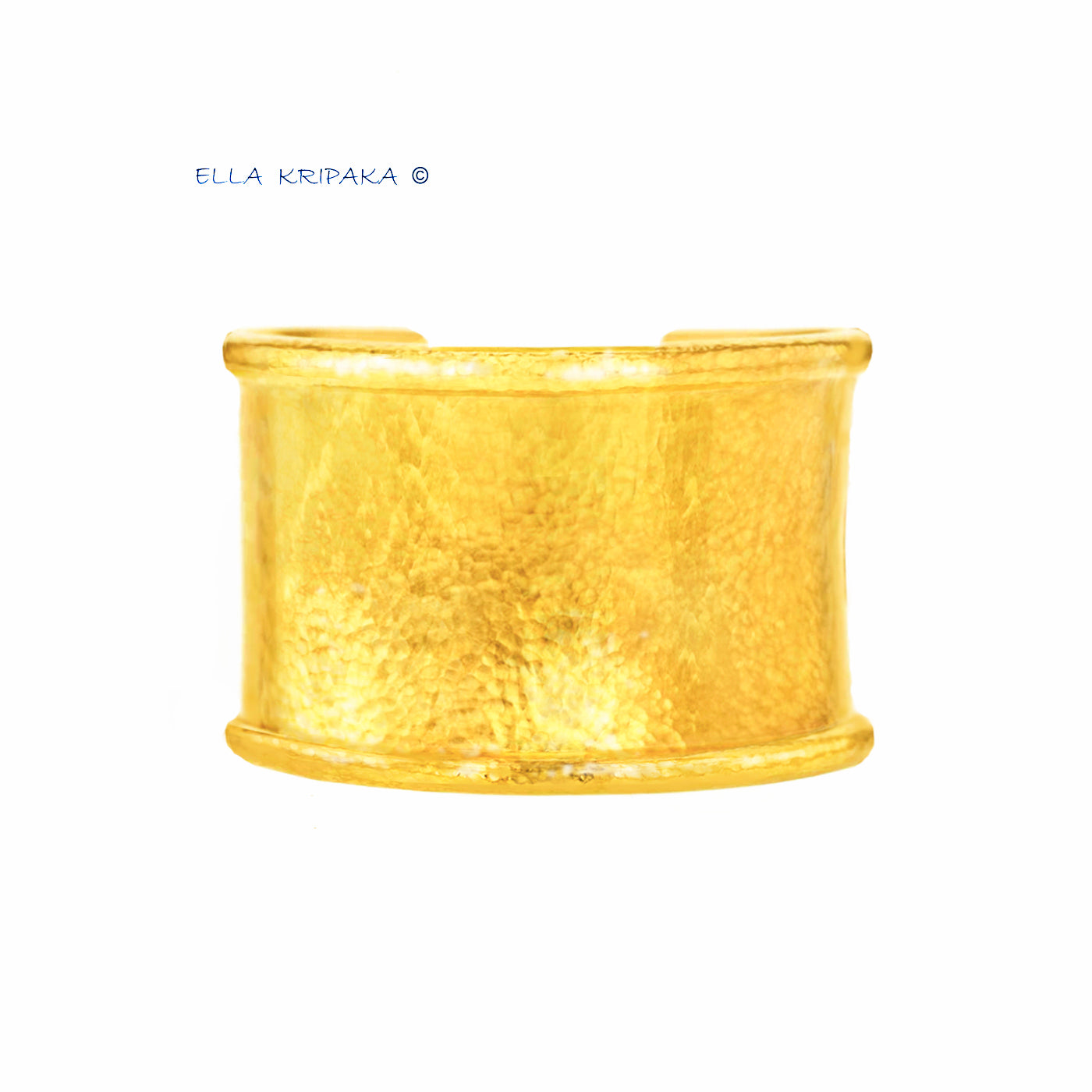 Custom Solid 24k 9999 Gold 125g/6in size Hammered Bracelet Cuff Ancient Rome 40mm Can Be 22k Gold