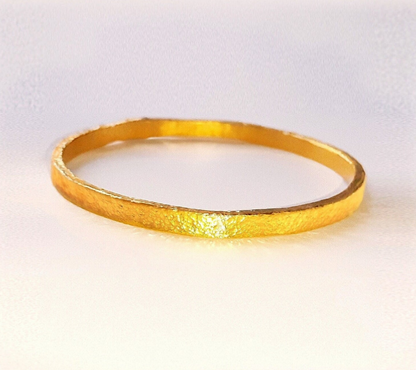 Custom hammered 24k gold 9999 gold bangle thick bracelet Ancient Rome, forged 24k gold bangle, can be hammered 22k gold bracelet, pure 24k 9999 gold