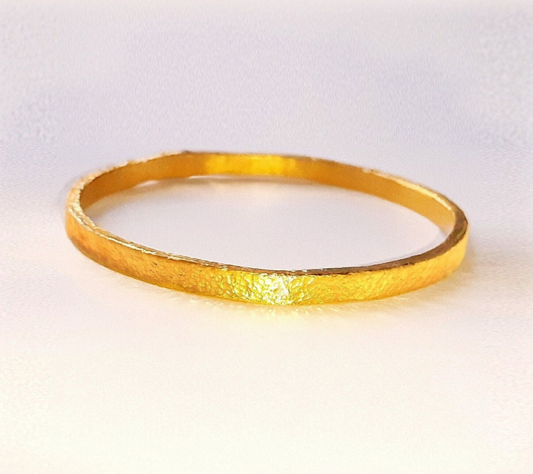 Custom hammered 24k gold 9999 gold bangle thick bracelet Ancient Rome, forged 24k gold bangle, can be hammered 22k gold bracelet, pure 24k 9999 gold