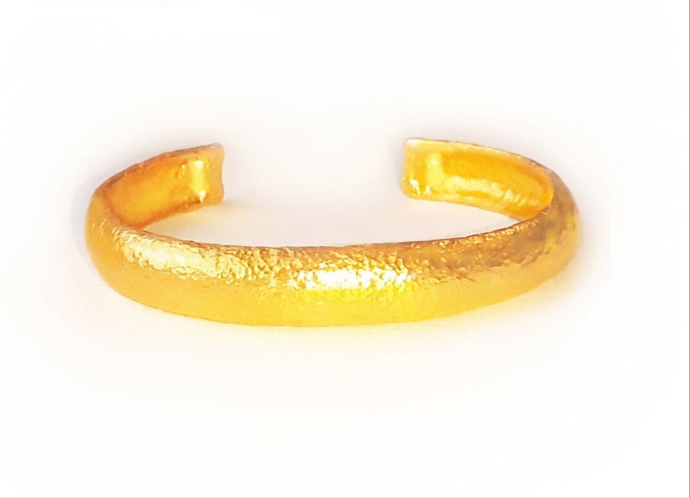 Custom hammered 24k gold 9999 gold cuff thick bracelet Ancient Rome, forged 24k gold cuff, can be hammered 22k gold bracelet cuff, pure 24k 9999 gold