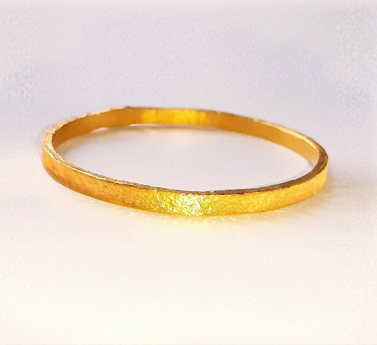 Custom hammered 24k gold 9999 gold bangle thick bracelet Ancient Rome, forged 24k gold bangle, can be hammered 22k gold bracelet, pure 24k 9999 gold
