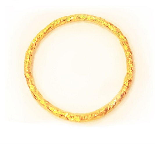 Custom hammered 24k gold 9999 gold bangle bracelet organic uneven, forged 24k gold bangle, can be hammered 22k gold bracelet, pure 24k 9999 gold