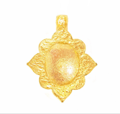 Hammered 24k gold hammered 9999 gold  pendant, hammered 22k gold pendant, custom handmade 24k gold jewelry, Ancient Rome 24k gold pendant, hand forged 24k 9999 gold pendant, Byzantine Empire 24k gold pendant