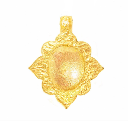 Hammered 24k gold hammered 9999 gold  pendant, hammered 22k gold pendant, custom handmade 24k gold jewelry, Ancient Rome 24k gold pendant, hand forged 24k 9999 gold pendant, Byzantine Empire 24k gold pendant