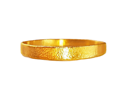 Custom Solid 24k 9999 Gold 84g/7in size Hammered Bangle Bracelet Ancient Rome 10.5mm Can Be 22k Gold