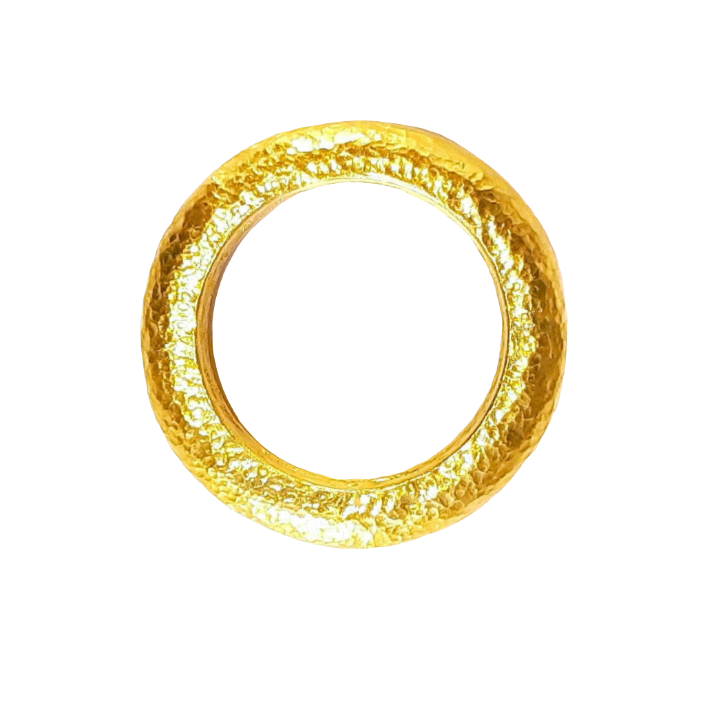 Hammered 24k Gold Hammered 9999 Gold Ring Ancient Rome Hammered 22k Gold Artist Ella Kripaka