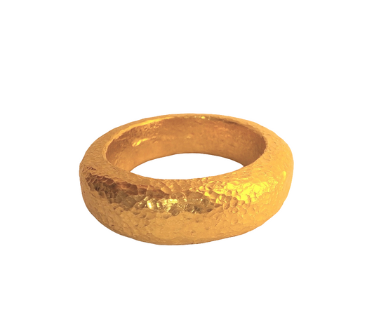 Custom Solid 24k 9999 Gold 28g/size 6US Ancient Rome Ring 6.5mm Can Be 22k Gold
