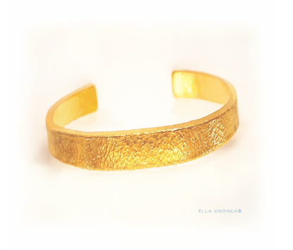 Custom Solid 24k 9999 Gold 52g Hammered Cuff Ancient Rome Bracelet Durable Wide 4.6mm Thick 4mm Not Hollow