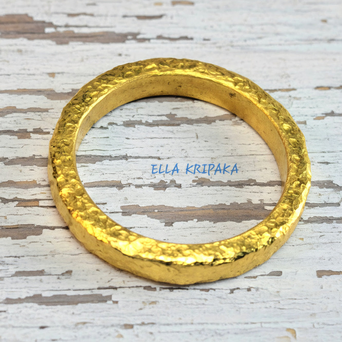 Hammered 24k 9999 Gold 7.5g Ancient Rome Ring 2.8mm Thick 2mm